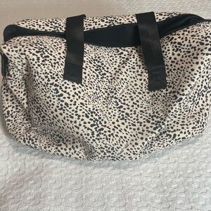 Mali  & Lili Elegant Black‎ and Cream Women's Tote Bag~ Weekender